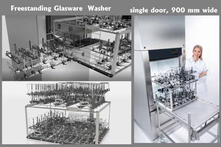 PLW 8615 – Freestanding Glassware Washer, 1 Glass Vertical Sliding Door