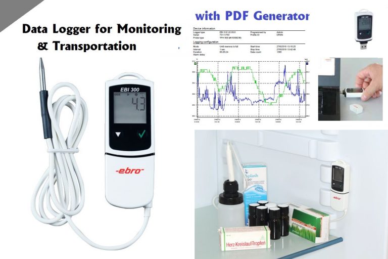 EBI 300 TE – Multi-Use PDF Data Logger with External Temperature Probe