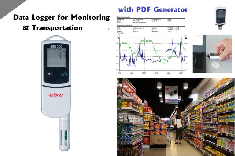 EBI 300 TH – Multi-Use PDF Data Logger with External Humidity and Temperature Probe