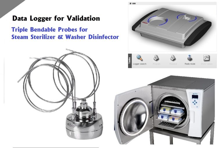 EBI 12-TP422 Temperature / Pressure Data Logger for Measuring in Steam Sterilizer & Washer Disinfector