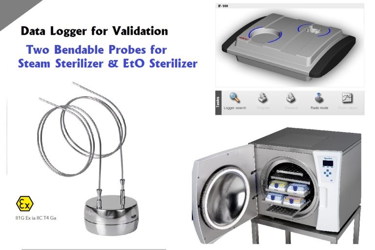 EBI 12-T441 / T441-EX Temperature Data Logger for Measuring in Steam Sterilizer & EtO Sterilization