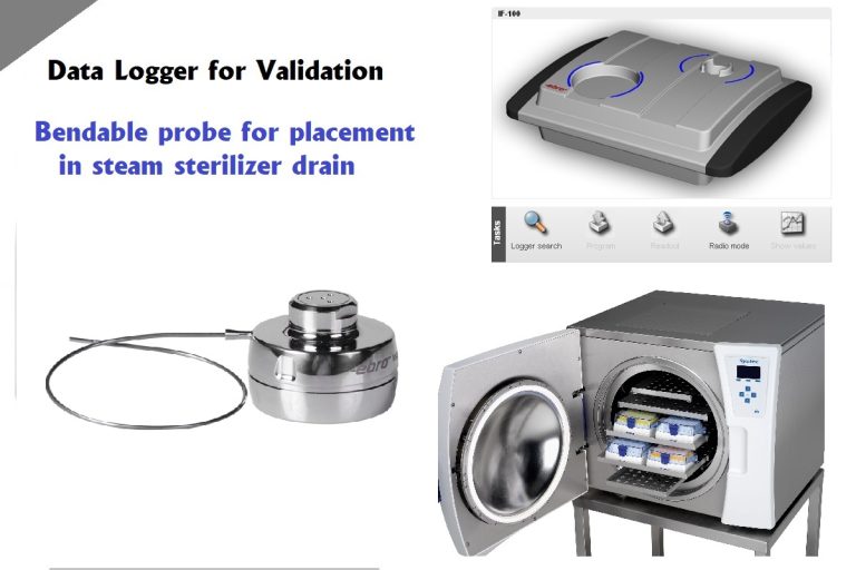 EBI 12-TP226 Temperature / Pressure Data Logger for Measuring The Steam Sterilizer Outlet
