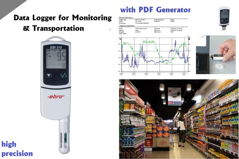 EBI 310 TH – Multi-Use PDF Data Logger with External Humidity and Temperature Probe