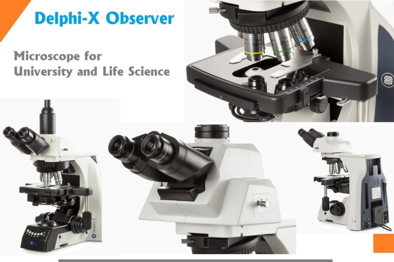 Delphi-X Observer – Microscope for University and Life Science
