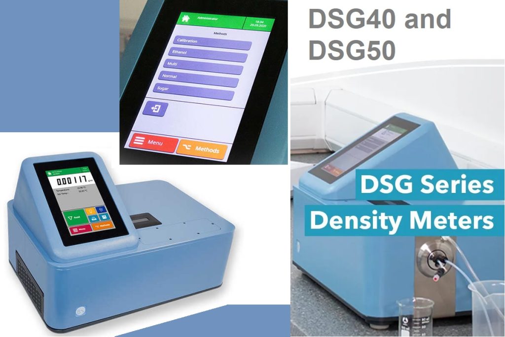 Density Meter DSG Series with Temperature Control, DSG40 and DSG50