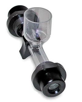 Glass Polarimeter tube, Centre cup