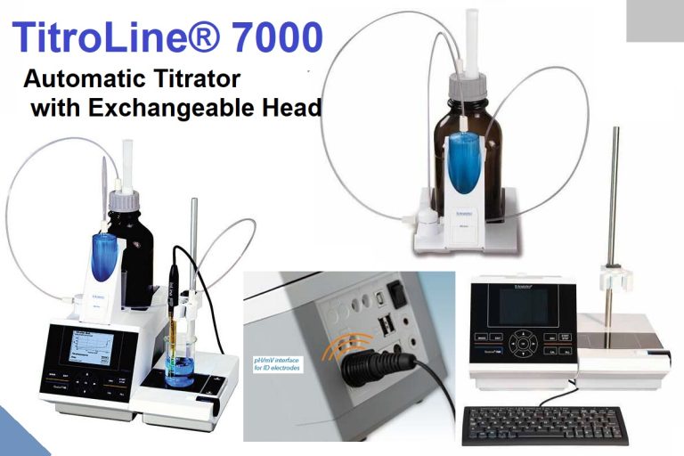 TitroLine® 7000 – Automatic Titrator with Exchangeable Head