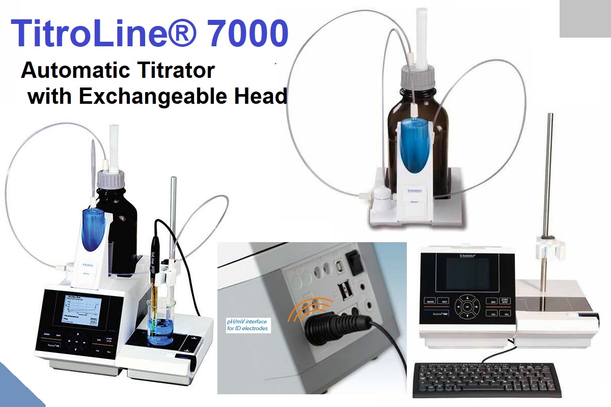 TitroLine® 7000 - Automatic Titrator with Exchangeable Head
