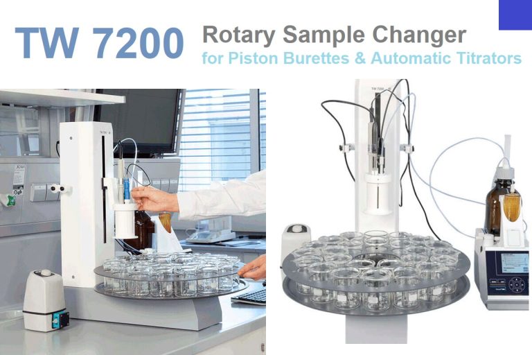TW 7200 – Rotary Sample Changer for Piston Burettes and Automatic Titrators