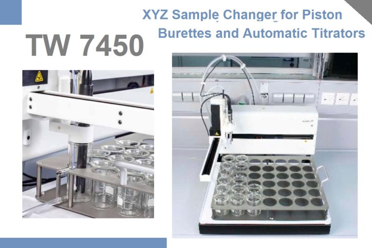 TW 7450 – XYZ Sample Changer for Piston Burettes and Automatic Titrators
