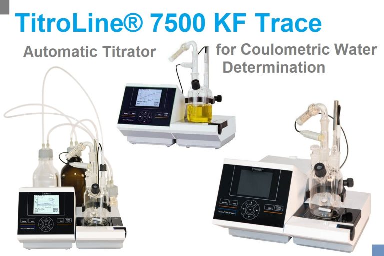 TitroLine® 7500 KF Trace – Automatic Titrator for Coulometric Water Determination