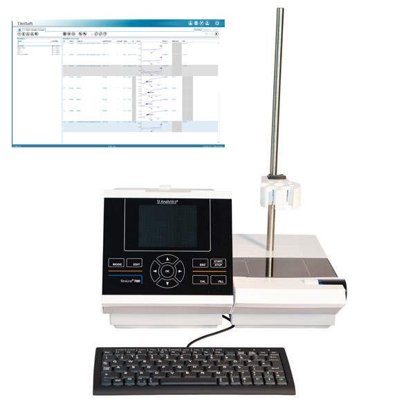 TitroLine® 7800 Basic Unit with Magnetic Stirrer and Software TitriSoft 3.5