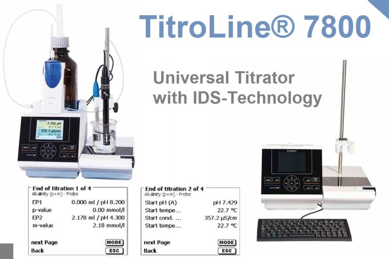 TitroLine® 7800 – Universal Titrator with IDS-Technology